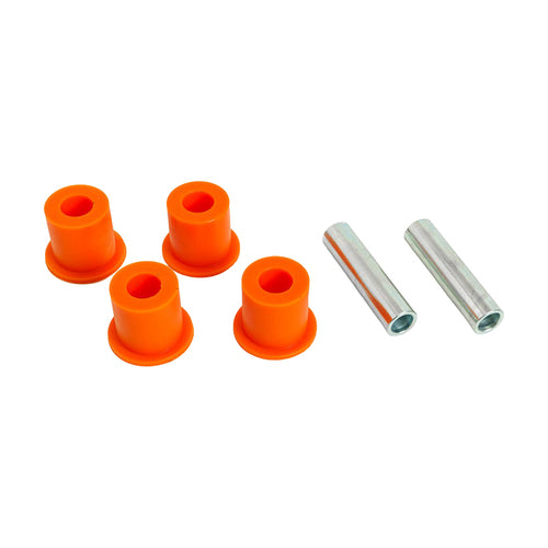 SPRING & CHASSIS BUSH PAIR ORANGE 1S POLYBUSH