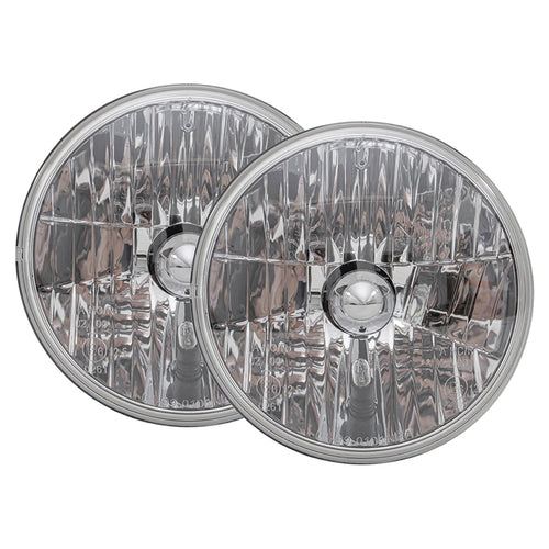 HEADLAMP 7 CRYSTAL HALOGEN LHD (pair) AM