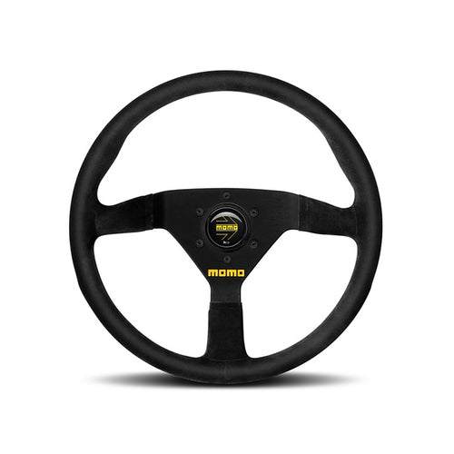 Steering Wheel, Mod78 black spoke/black suede 350mm, Momo