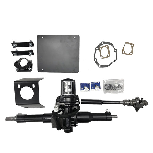 Power Steering Kit, LHD, Positive Earth, Clamp On Column End, Land Rover Series 2