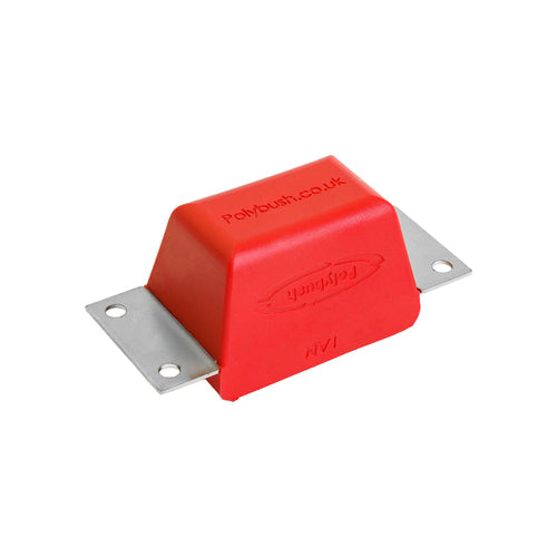 BUMPSTOP FT 4 BOLT STANDARD RED 1AN POLYBUSH