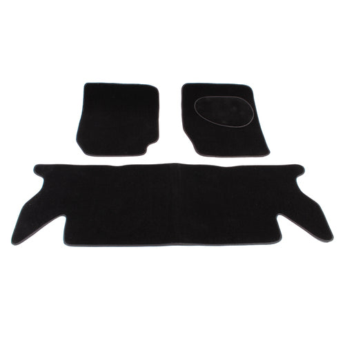 Carpet Mat Set RHD (3 piece) Black