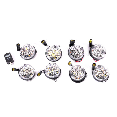 LED Clear Lamp Upgrade Kit 73mm (9pc)