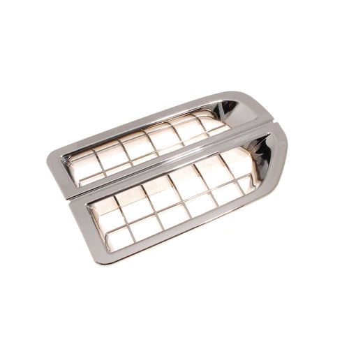 GRILLE WING MOUNTED BRIGHT FINISH BRITPART
