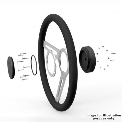 William Blk Lthr Blk Spoked 15 Stg.Wheel