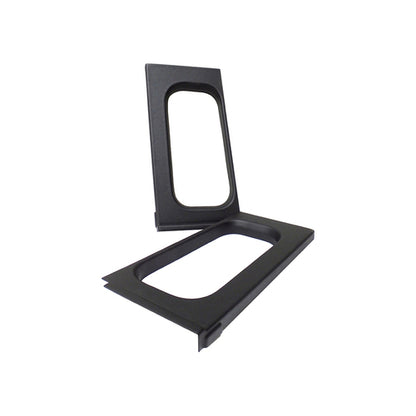 Quarter Light Trim Cut Out Black Pair Am