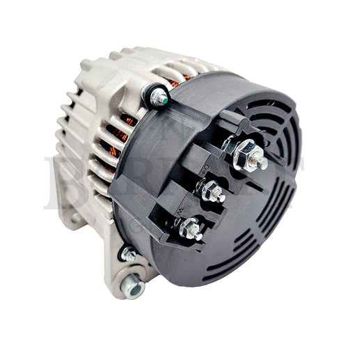 Alternator Assembly, 120 amp Marelli Alternator with 4 fixing lugs - Land Rover