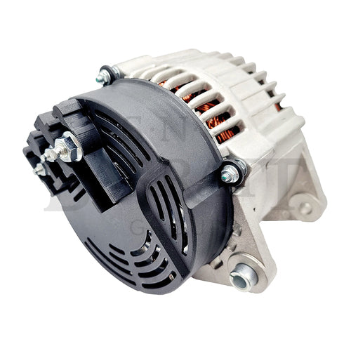 Alternator Assembly, 120 amp Marelli Alternator with 4 fixing lugs - Land Rover
