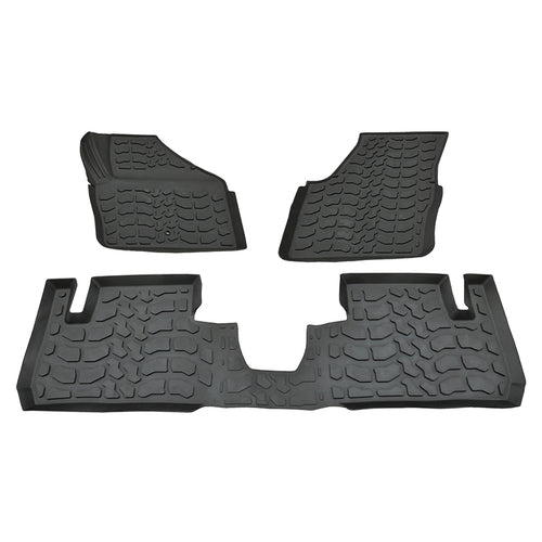 RUBBER MAT SET FRONT & REAR FL2 BRITPART LHD