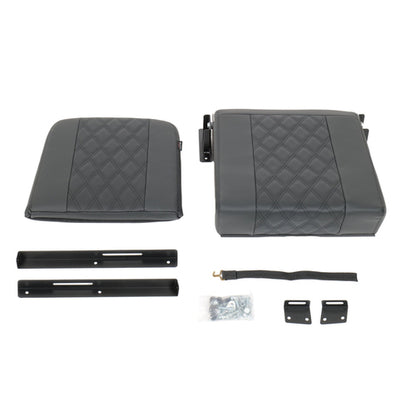 Inward Facing Tip-Up Seat, Diamond Black XS Vinyl