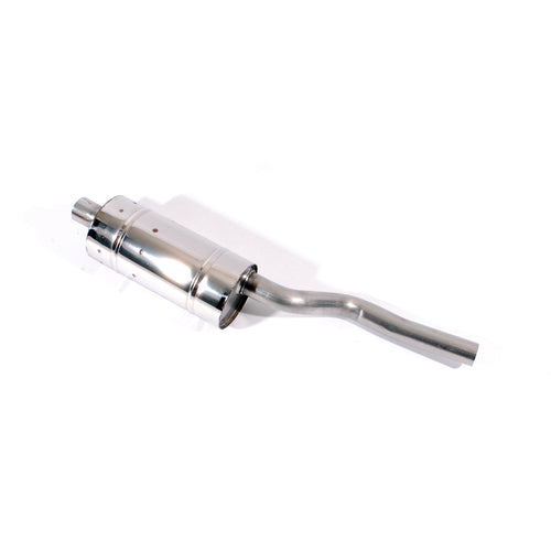 Exhaust Silencer & Tail Pipe S/S Large Bore Afterm