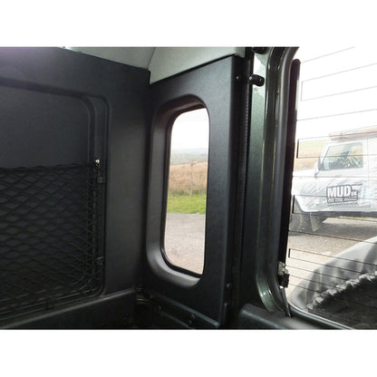 Quarter Light Trim Cut Out Black Pair Am