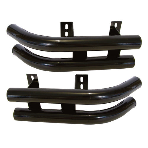 Bumperette Rear Pair Tube Black